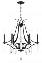  4446-66A - 6 LIGHT CHANDELIER