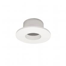  NIOC-1RNGWW - 1" Iolite Can-less Round Downlight Trim, White finish