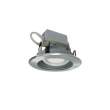  NLCBC-46930XHZN - 4" Cobalt Adjustable LED Retrofit, 1000lm / 12W, 3000K, Haze Reflector / Natural Metal Flange