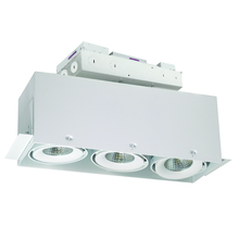  NMRTLG-13D6L1930W - LED Trimless 3-Head MLS Housing, 30W / 2100lm per Head, 3000K, 32-Degrees Flood, White, 120-277V