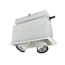  NMRTLGPD-12D2L2040FW - Pull-Down LED Trimless 2-Head MLS, 30W / 2100lm per Head, Flood, 4000K, White, 277V 0-10V Dimming