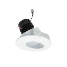  NPRLV-4RSL30XMPW - 4" Pearl Low Voltage LED Round Adjustable Slot Aperture Retrofit, 950lm / 11W, 3000K, Matte