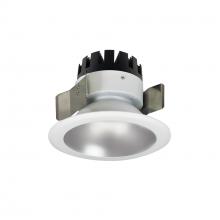  NRM3-51L130FHZW - 5" Marquise III Round Open Reflector, 900lm, 3000K, Flood Optic, Haze Reflector/White Flange