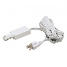 Nora NT-321W - Cord and Plug Set, 12', 1 circuit track, White