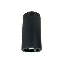  NYLD2-6S075130BBB - 6" Cobalt Surface Mount Cylinder, Black, 750L, 3000K, Black Reflector, 120V Triac/ELV Dimming