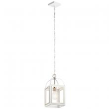  52030WH - Vath™ 8" 1 Light Pendant White