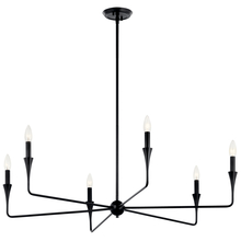  52690BK - Chandelier 6Lt