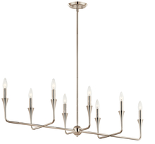  52693PN - Linear Chandelier 8Lt