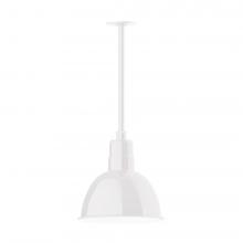 Montclair Light Works STA116-44-W12-L12 - Deep Bowl 12" LED Pendant, stem mount