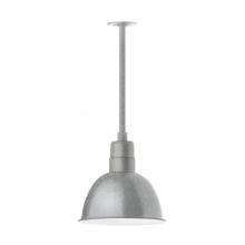 Montclair Light Works STA116-49-W12-L12 - Deep Bowl 12" LED Pendant, stem mount