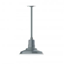 Montclair Light Works STA182-40-H36-L12 - Warehouse 12" LED Pendant, stem mount