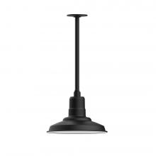 Montclair Light Works STA182-41-H36-L12 - Warehouse 12" LED Pendant, stem mount