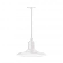 Montclair Light Works STA183-44-H30-L13 - Warehouse 14" LED Pendant, stem mount