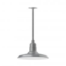 Montclair Light Works STA183-49-H30-L13 - Warehouse 14" LED Pendant, stem mount