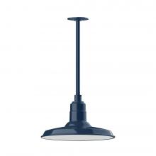 Montclair Light Works STA183-50-W14-L13 - Warehouse 14" LED Pendant, stem mount