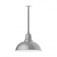 Montclair Light Works STB108-49-T24-L13 - Cafe 16" stem mount LED Pendant