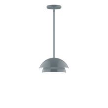 Montclair Light Works STGX445-40-L10 - 10" Nest LED Stem Hung Pendant