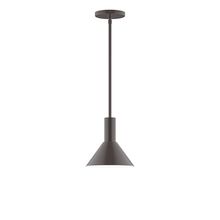 Montclair Light Works STGX451-51-L10 - 8" Chase LED Stem Hung Pendant