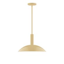 Montclair Light Works STGX476-17-L13 - 16" Glow LED Stem Hung Pendant