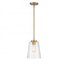  7-1027-1-322 - Calhoun 1-Light Pendant in Warm Brass