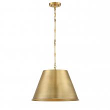  7-231-1-322 - Alden 1-Light Pendant in Warm Brass