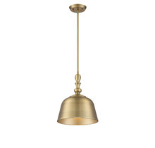  7-3751-1-322 - Berg 1-Light Pendant in Warm Brass