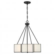 Savoy House 7-5988-3-89 - Reiling 3-Light Pendant in Matte Black