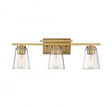  8-1020-3-322 - Calhoun 3-Light Bathroom Vanity Light in Warm Brass