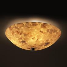 Justice Design Group ALR-9671-25-DBRZ-LED-3000 - 18" Semi-Flush Bowl w/ Fluorescent Lamping