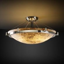  ALR-9682-35-NCKL-LED-5000 - 24" Round Semi-Flush Bowl w/ Ring