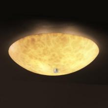  CLD-9672-35-MBLK-LED-5000 - 24" Semi-Flush Bowl w/ Fluorescent Lamping