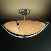  CLD-9712-35-NCKL-LED-5000 - 24" Semi-Flush Bowl w/ Crossbar