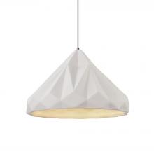 Justice Design Group CER-6450-BIS-CROM-WTCD - Geometric 1-Light Pendant