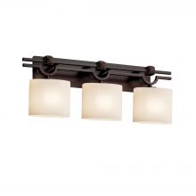 Justice Design Group FSN-8503-30-OPAL-DBRZ - Argyle 3-Light Bath Bar