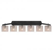 Justice Design Group FSN-8596-30-SEED-MBLK-LED6-4200 - Archway 6-Light LED Bath Bar