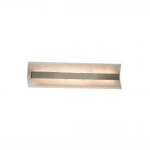 Justice Design Group FSN-8621-WEVE-NCKL - Contour 21" Linear LED Wall/Bath