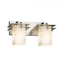 Justice Design Group ALR-8172-15-NCKL - Metropolis 2-Light Bath Bar