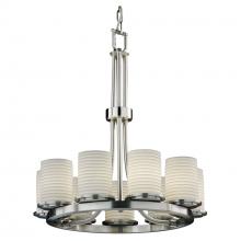  POR-8766-10-SAWT-NCKL - Dakota 9-Light Ring Chandelier