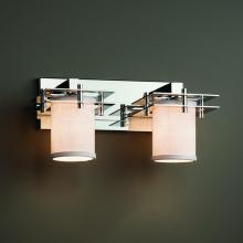 Justice Design Group FAB-8172-10-WHTE-CROM - Metropolis 2-Light Bath Bar