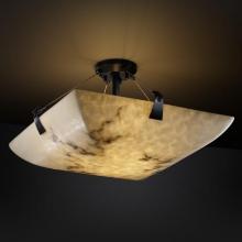  FAL-9631-25-MBLK-LED-3000 - 18" Semi-Flush Bowl w/ Tapered Clips