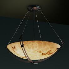 Justice Design Group FAL-9727-35-DBRZ-LED-6000 - 48" Pendant Bowl w/ Crossbar