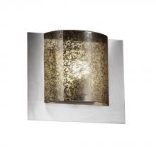 Justice Design Group FSN-5560-DROP-NCKL-LED-1000 - Framed Square 3-Sided Wall Sconce (ADA)