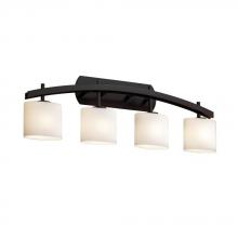 Justice Design Group FSN-8594-15-OPAL-DBRZ - Archway 4-Light Bath Bar