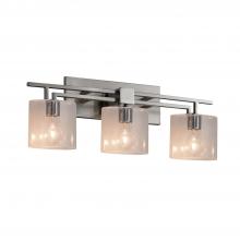 Justice Design Group FSN-8703-30-SEED-NCKL - Aero 3-Light Bath Bar