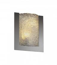  GLA-5562-LACE-DBRZ-LED-2000 - Framed Rectangle 3-Sided Wall Sconce (ADA)