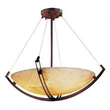  PNA-9721-35-BANL-DBRZ-LED-3000 - 18" Pendant Bowl w/ Crossbar