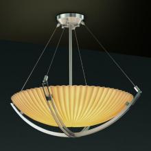  PNA-9721-35-PLET-MBLK-LED-3000 - 18" Pendant Bowl w/ Crossbar