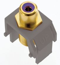  ACPRCAFM1 - adorne? Subwoofer RCA to F-Connector, Magnesium