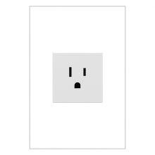  ARTR151W10 - adorne® 15A Single Tamper-Resistant Outlet, White