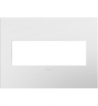  AWP3GWH4 - Adorne® Gloss White Three-Gang Screwless Wall Plate with Microban®